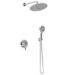 Photo: ICONIC Concealed Shower Set with Tap, 2 Outlets, chrome