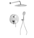 Photo: ICONIC Unterputz-Brausegarnitur mit Armatur, 2 Abgänge, Chrom