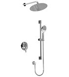 Photo: ICONIC Concealed Shower Set with Tap, 2 Outlets, chrome