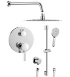 Photo: ICONIC Concealed Shower Set with Tap, 2 Outlets, chrome