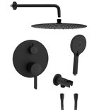 Photo: ICONIC Concealed Shower Tap, 2 Outlets, black matt