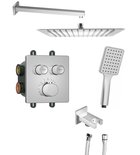 Photo: SMART SELECT concealed thermostatic shower set, 2 outlets, output, chrome