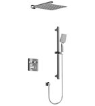 Photo: SMART SELECT concealed shower set with thermostatic mixer, 2 outlets, adjustable shower holder, chrome