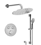 Photo: SMART SELECT podomítkový sprchový set s termostatickou baterií, 2 výstupy, posuvný držák sprchy, chrom