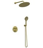 Photo: SMART SELECT concealed thermostatic shower set, 2 outlets, output, gold matt