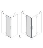 Photo: TRINITY Glas-Drehteil, Klarglas, links