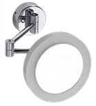 Photo: X-ROUND cosmetic mirror with LED light, dia. 200mm, round, chrome