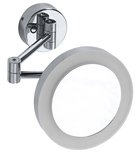 Photo: X-ROUND Kosmetikspiegel zum Aufhängen LED, Durch. 200mm, Chrom