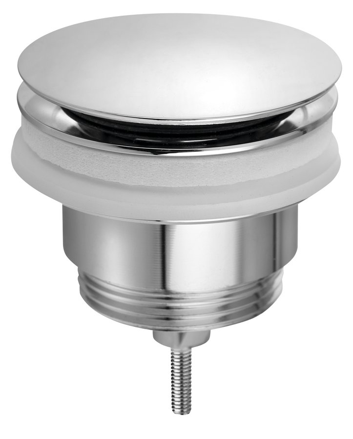 Omp Tea Umyvadlová výpust 5/4“, click-clack, velká zátka, 10-45mm, chrom 7532.310.5