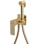 Photo: SPY Wall-mounted mixer with a bidet shower, gold