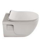 Photo: BRILLA wall-hung toilet, Rimless, 36,5x53cm, latte matt