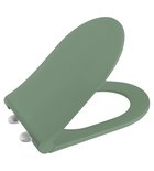 Photo: BRILLA deska WC slim Soft Close, zielony mat