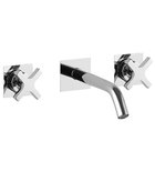 Photo: TRAX Concealed 3 Hole Washbasin Mixer Tap, chrome