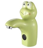 Photo: Ceramic Deck-Mounted Sensor Tap 6V DC (4xAA), Frog, Green