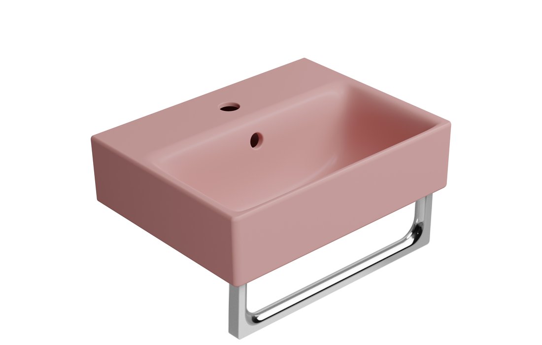 GSI NUBES keramické umývátko 40x32cm, blush mat 9684124