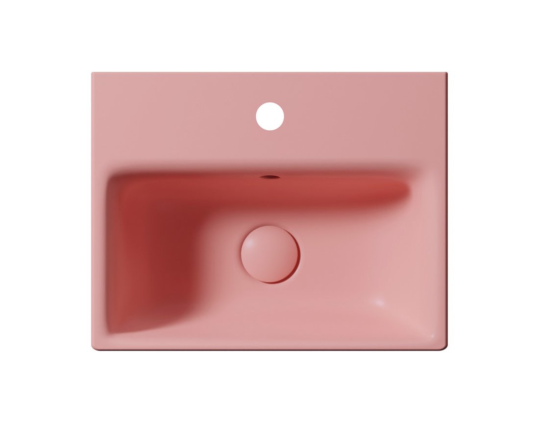 GSI NUBES keramické umývátko 40x32cm, blush mat 9684124