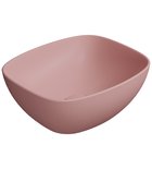 Photo: NUBES ceramic washbasin on the board 40x35cm, blush matt