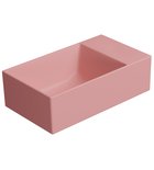 Photo: KUBE X ceramic washbasin 40x23cm, no tap hole, right/left, blush matt