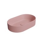Photo: KUBE X ceramic washbasin on the board, 60x37cm, oval, blush matt