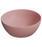 Photo: PURA counter top ceramic washbasin, dia 32cm, blush matt