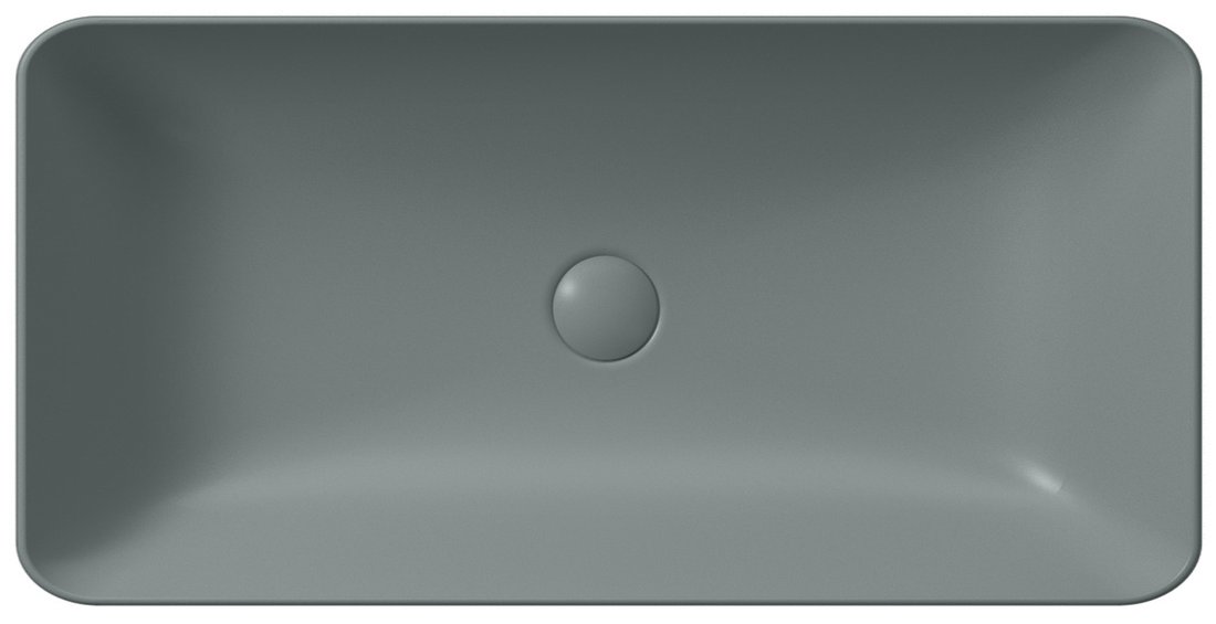 GSI NUBES keramické umyvadlo na desku 80x40cm, agave mat 904004