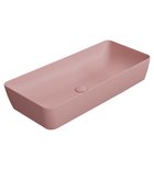 Photo: NUBES counter top ceramic washbasin 80x40cm, blush matt