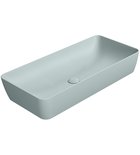 Photo: NUBES counter top ceramic washbasin 80x40cm, ghiaccio matt