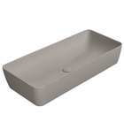 Photo: NUBES counter top ceramic washbasin 80x40cm, tortora matt
