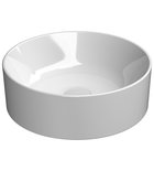 Photo: KUBE X counter top ceramic washbasin, dia 40cm, white ExtraGlaze