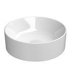 Photo: KUBE X counter top ceramic washbasin, dia 40cm, white ExtraGlaze