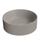 Photo: KUBE X Counter Top Ceramic Washbasin dia 40 cm, tortora matt