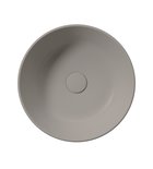 Photo: KUBE X Counter Top Ceramic Washbasin dia 40 cm, tortora matt