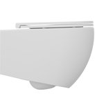 Photo: INFINITY Wall-hung toilet, Rimless, 36,5x53cm, white matt