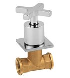 Photo: TRAX Concealed 1-way Valve, hot, chrome