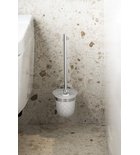 Photo: LARISSA toilet brush, frosted glass, chrome