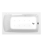 Photo: LILY wanna z&nbsp;hydromasażem, 130x70x39cm, Attraction Hydro-Air, chrom
