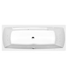 Photo: LILY wanna z&nbsp;hydromasażem, 170x70x39cm, Attraction Hydro, chrom