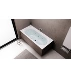 Photo: VIVA B Whirlpool Bath, 185x80x47cm, Highline Hydro-Air, chrome