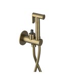 Photo: ULTRAMIX body of bidet mixer with Stop shower, round, gold matt