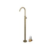 Photo: ULTRAMIX tělo umyvadlové baterie s přípojením do podlahy, zlato mat