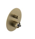 Photo: ULTRAMIX body of concealed shower mixer, 2 outlets, gold matt