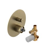 Photo: ULTRAMIX tělo podomítkové sprchové baterie, 2 výstupy, zlato mat