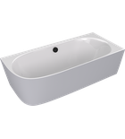 Photo: SUSSI R Cast Marble Freestanding Bath 160x70x50cm, white/matt grey