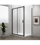 Photo: EASY BLACK obdélníkový sprchový kout 1100x800mm, čiré sklo L/P varianta