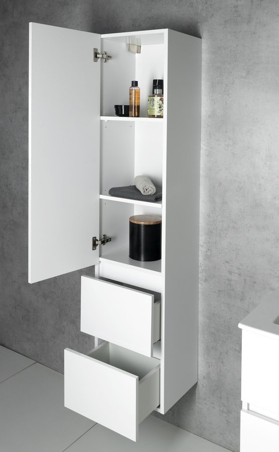 Aqualine PANEDA skříňka vysoká 35x165x31cm, levá/pravá, bílá PN165