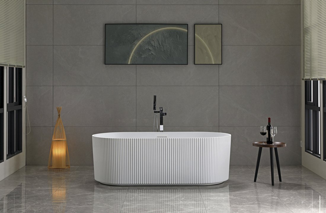Aqualine TURIA volně stojící vana 170x80, bílá E2780