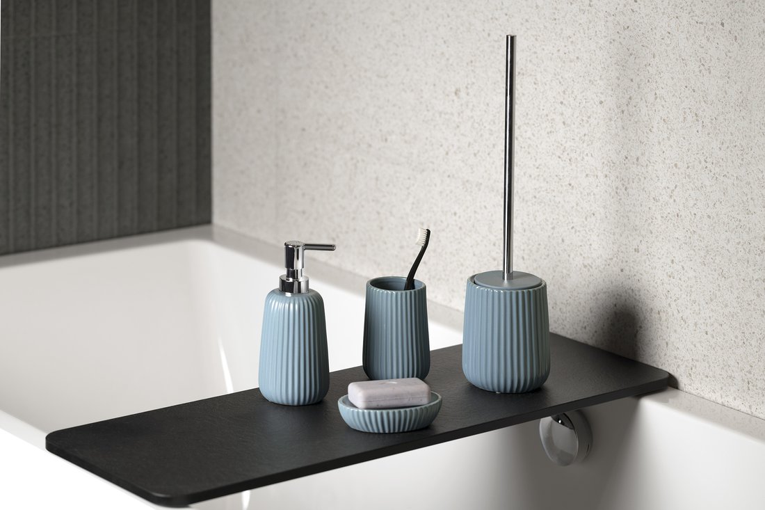 Gedy MARIKA sklenka na postavení, azzurro MK9862