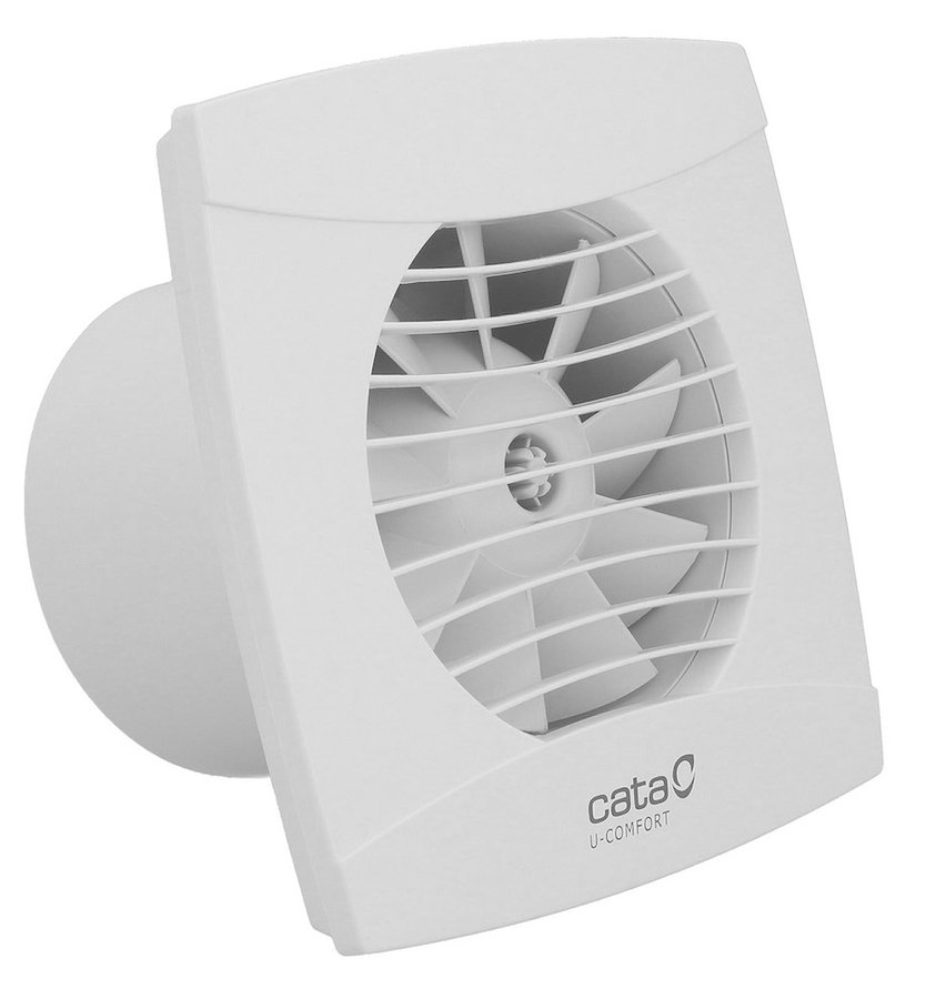 UC-12 T koupelnový ventilátor axiální s časovačem, 12W, potrubí 120mm, bílá