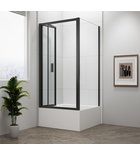 Photo: DEEP BLACK Rechteckige Duschkabine 1000x750mm L/R Variante,Klarglas