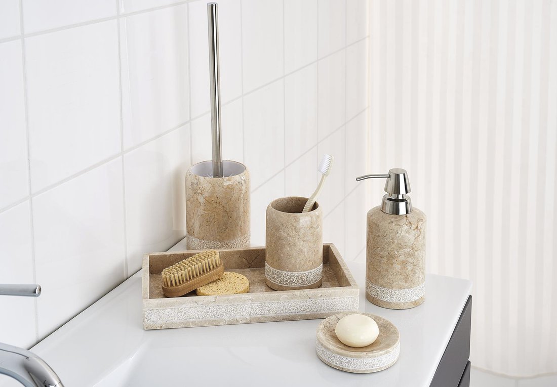 Ridder POSH sklenka na postavení, mramor, béžová 2234119